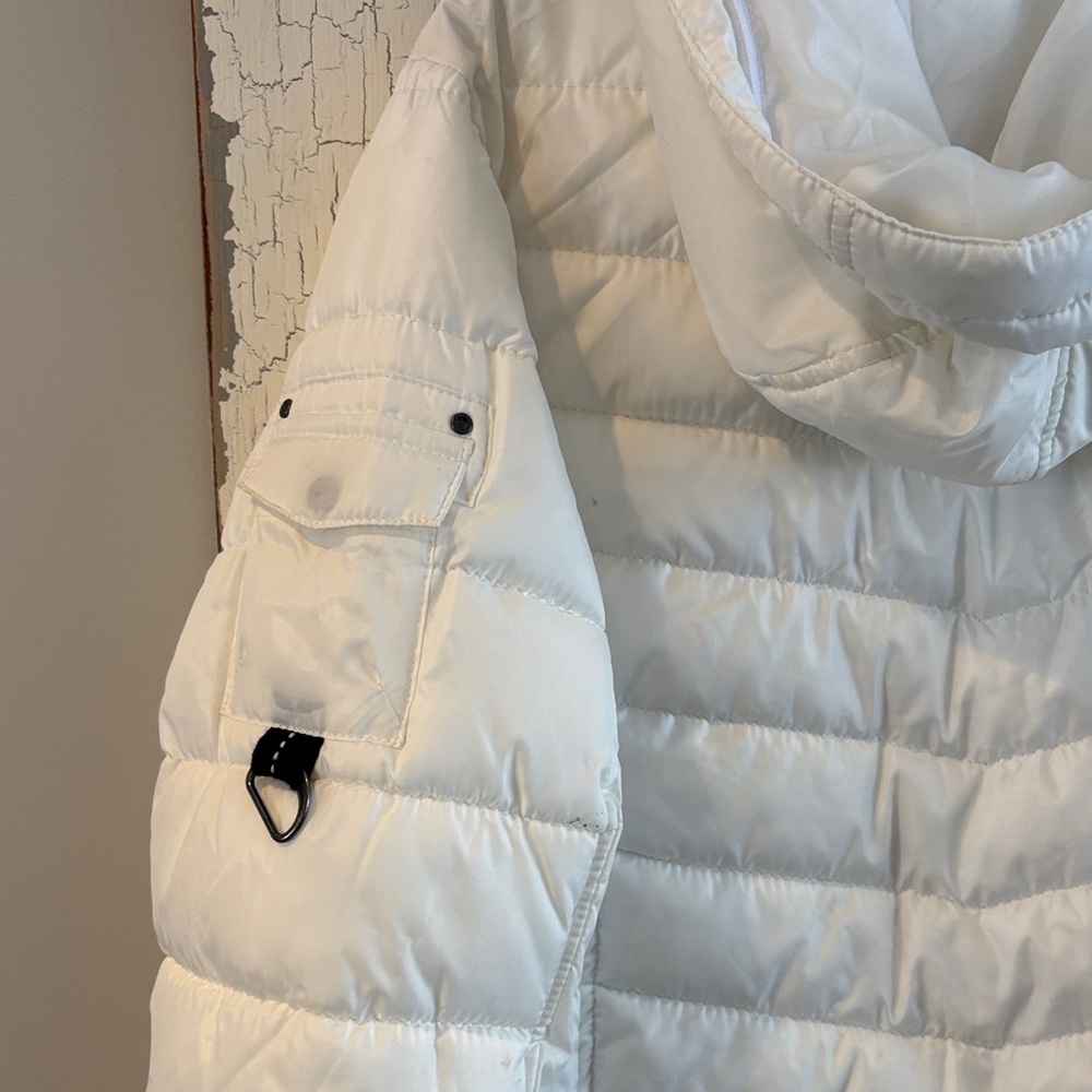 Women's Southpole white ski/puffer jacket - Picture 7 of 9